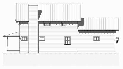 Vacation House Plan #1637-00122 Elevation Photo