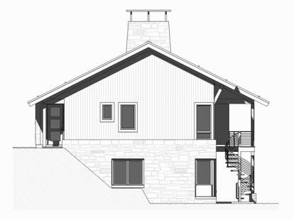 Mountain Rustic House Plan #1637-00125 Elevation Photo