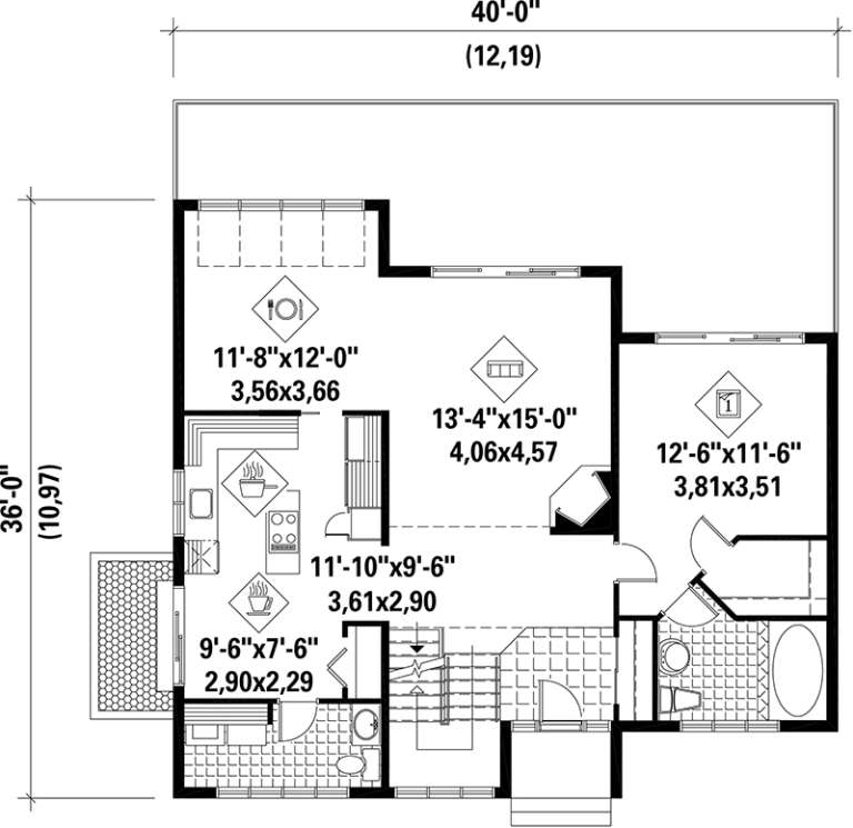 House Plan House Plan #17564 Drawing 1