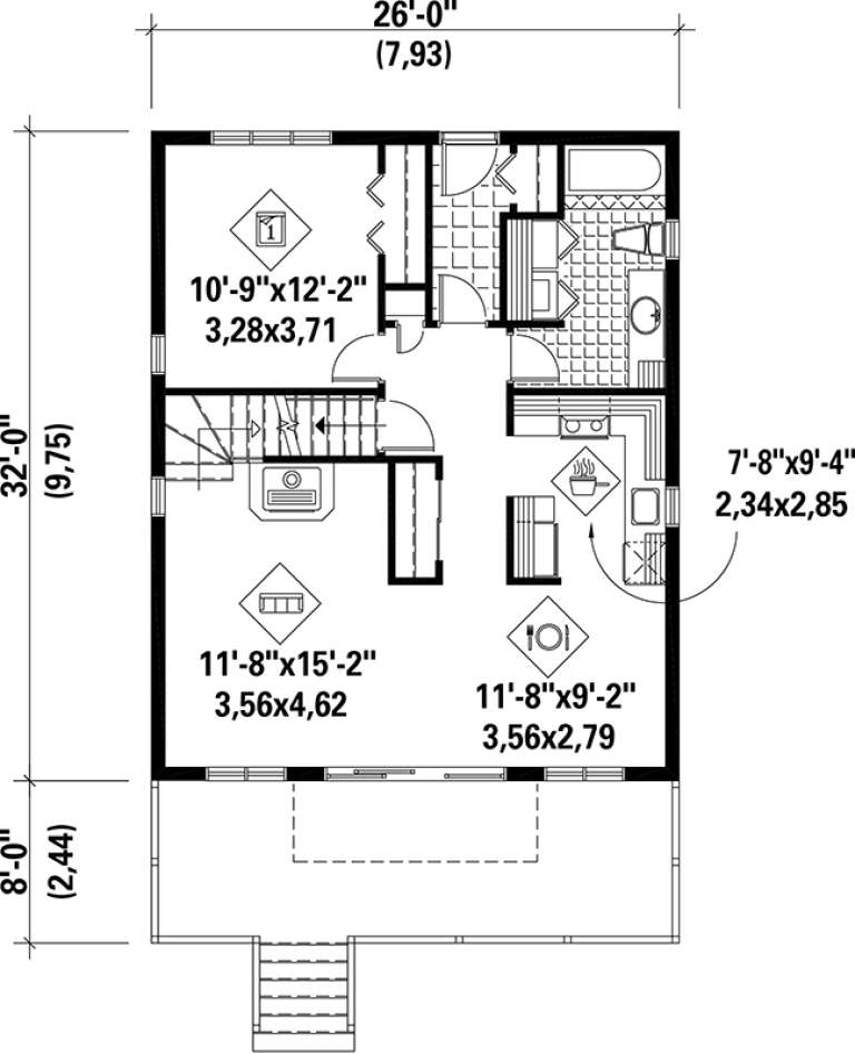 House Plan House Plan #17568 Drawing 1