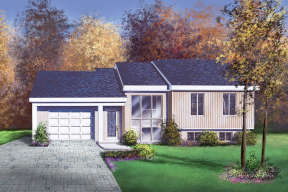 Contemporary House Plan #6146-00149 Elevation Photo