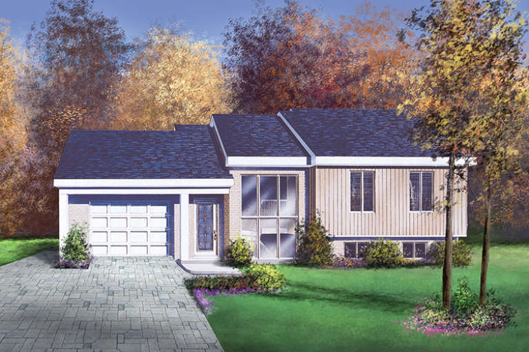 Contemporary House Plan #6146-00149 Elevation Photo