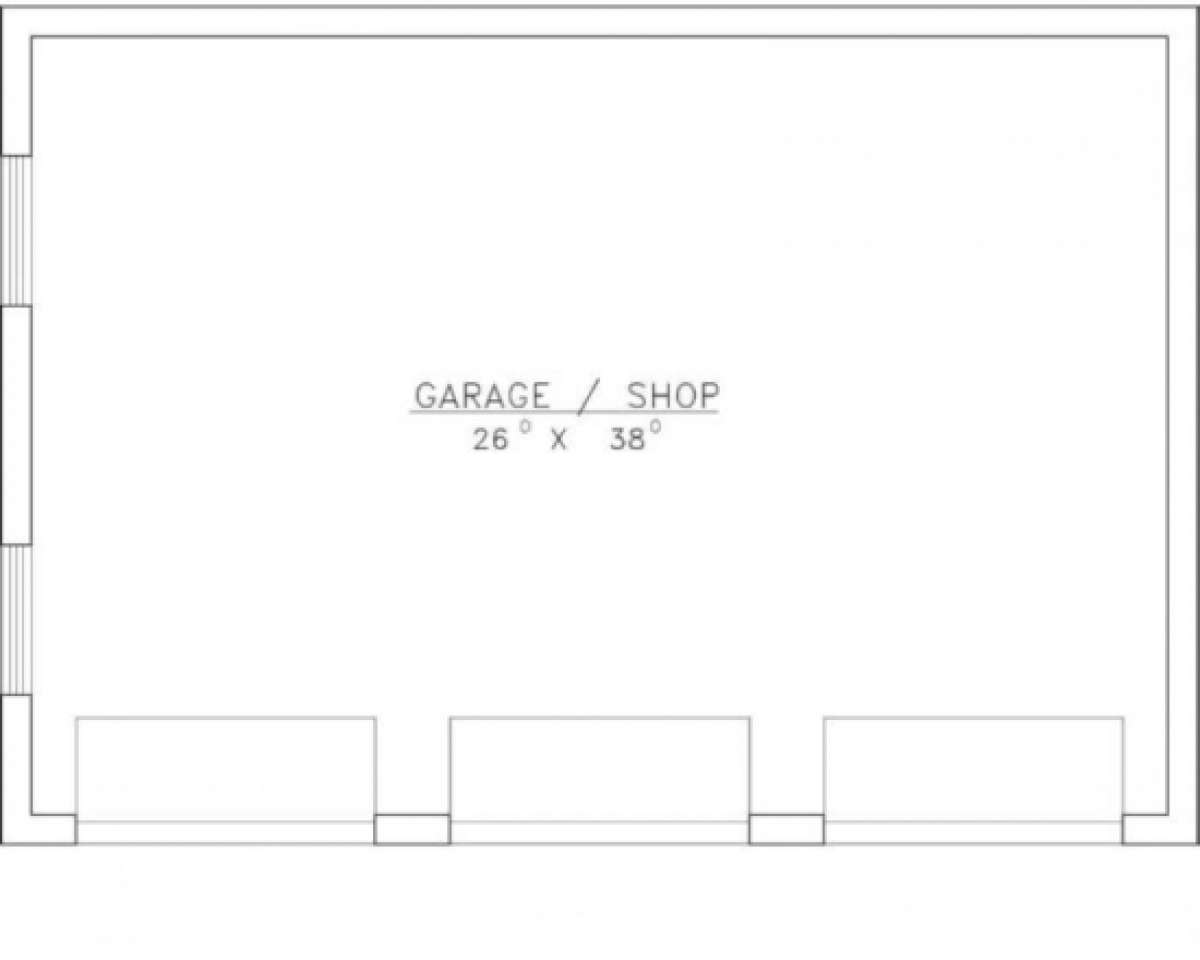 Garage Floor for House Plan #039-00402
