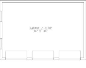 Garage Floor for House Plan #039-00402