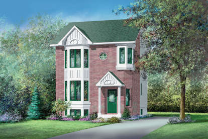 2 Bed, 1 Bath, 1383 Square Foot House Plan - #6146-00152