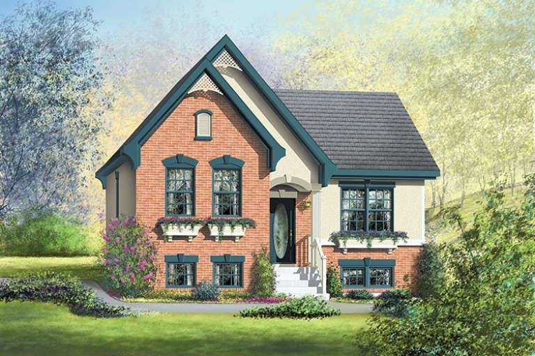 Cottage House Plan #6146-00156 Elevation Photo