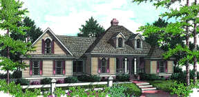 Traditional House Plan #048-00092 Elevation Photo
