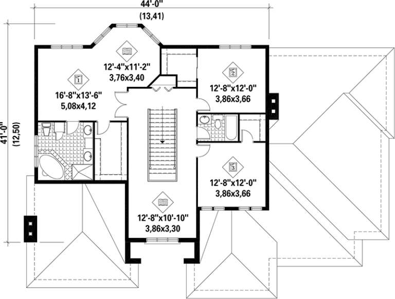 House Plan House Plan #17584 Drawing 2