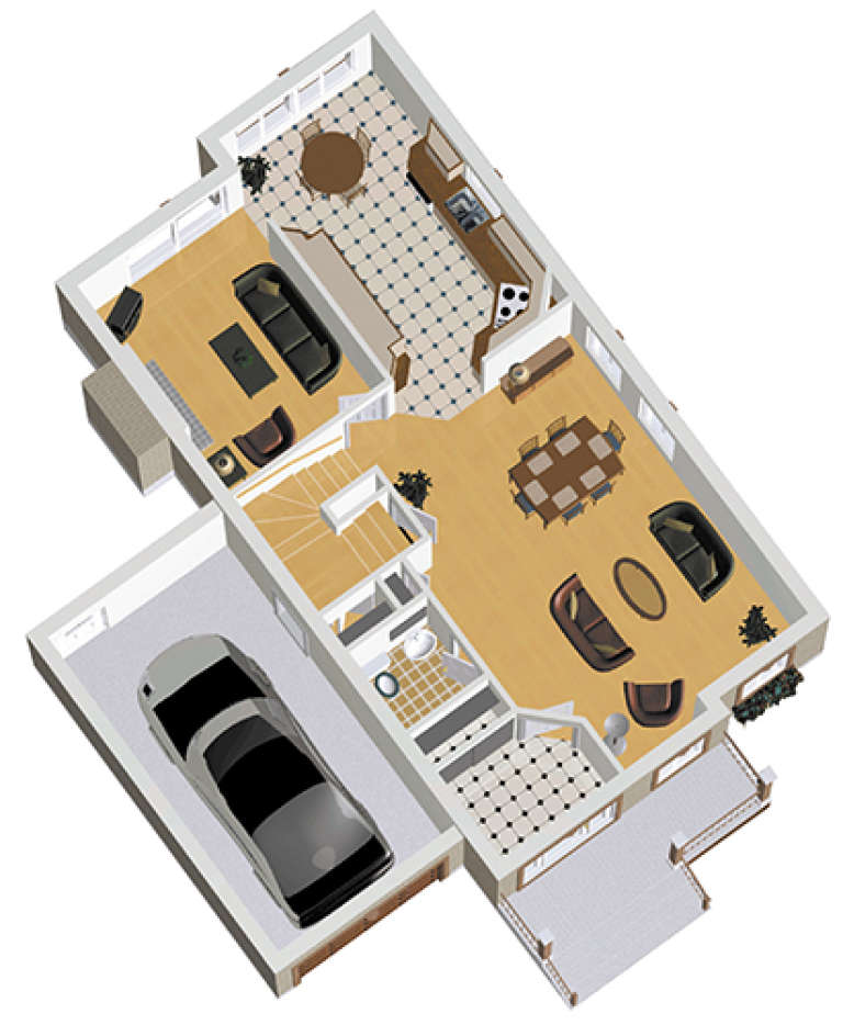 European House Plan #6146-00166 Additional Photo