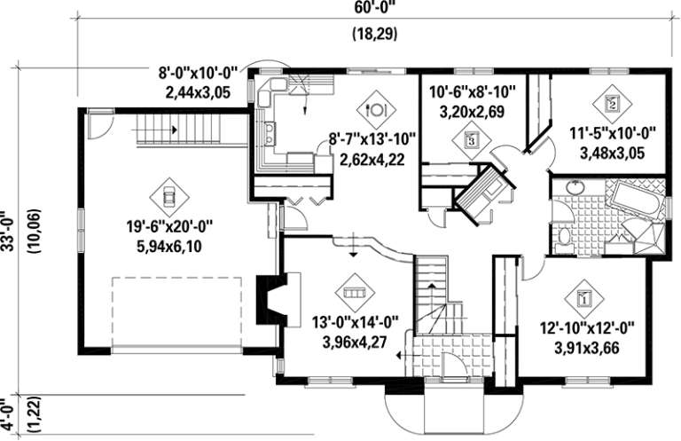 House Plan House Plan #17588 Drawing 1