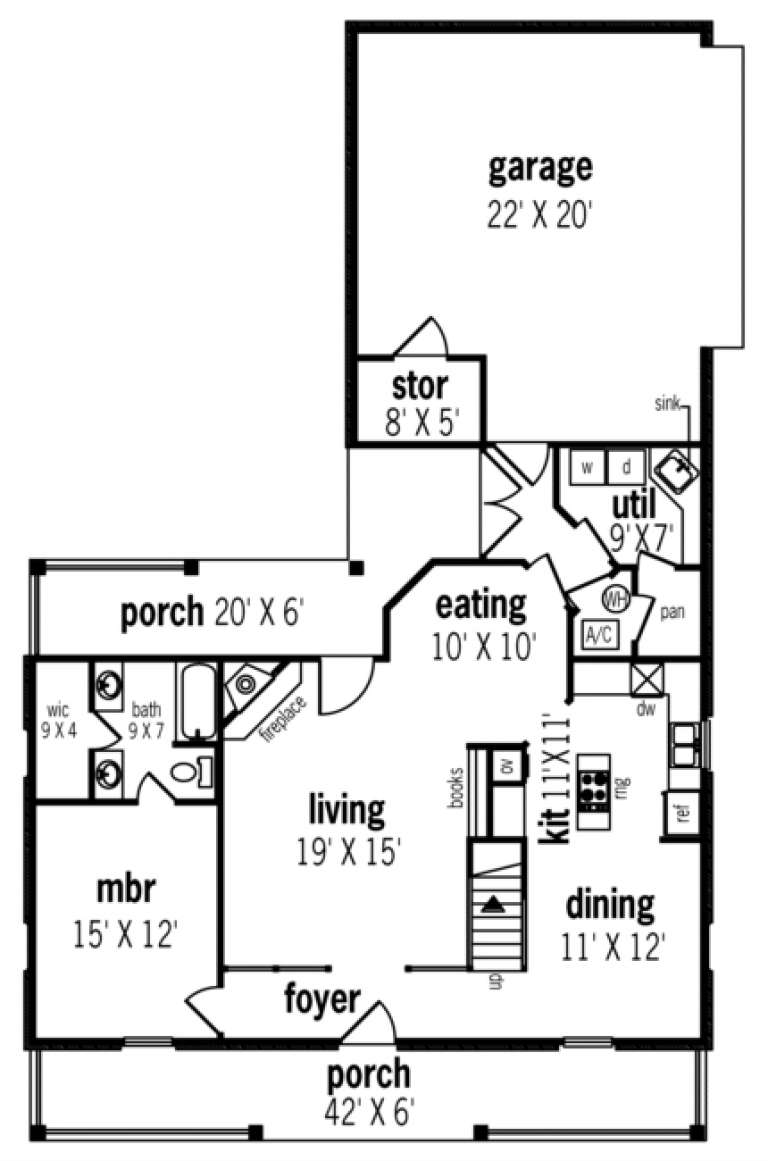 House Plan House Plan #1759 Drawing 1