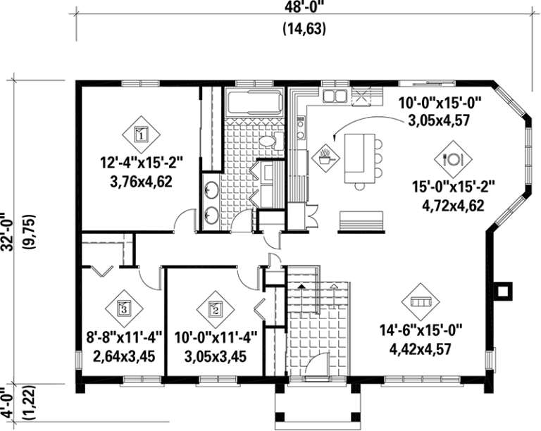 House Plan House Plan #17596 Drawing 1