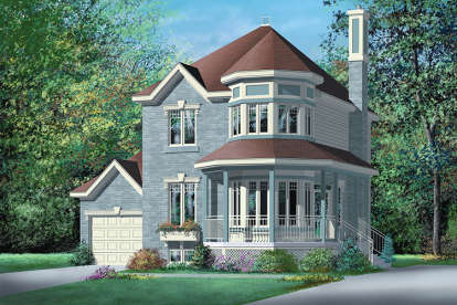 Victorian House Plan #6146-00182 Elevation Photo