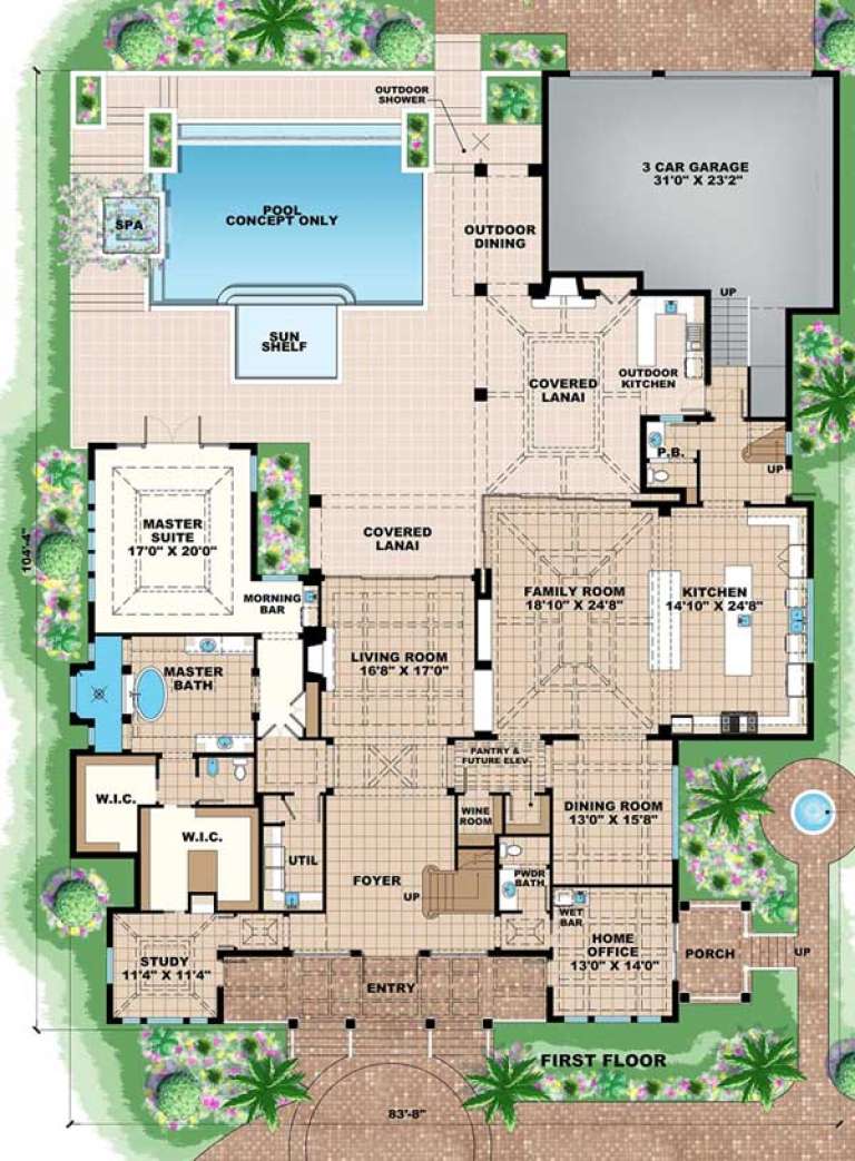 House Plan House Plan #17609 Drawing 1
