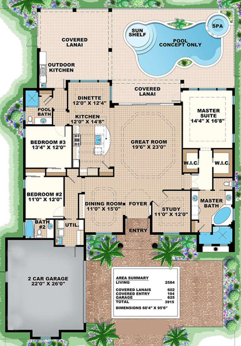 House Plan House Plan #17611 Drawing 1
