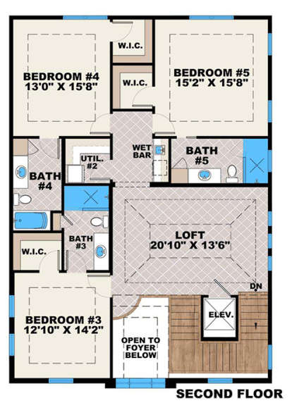 House Plan House Plan #17613 Drawing 2