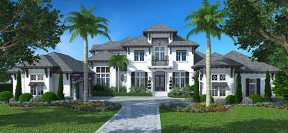 Luxury House Plan #1018-00242 Elevation Photo