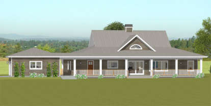 Country House Plan #3125-00007 Elevation Photo