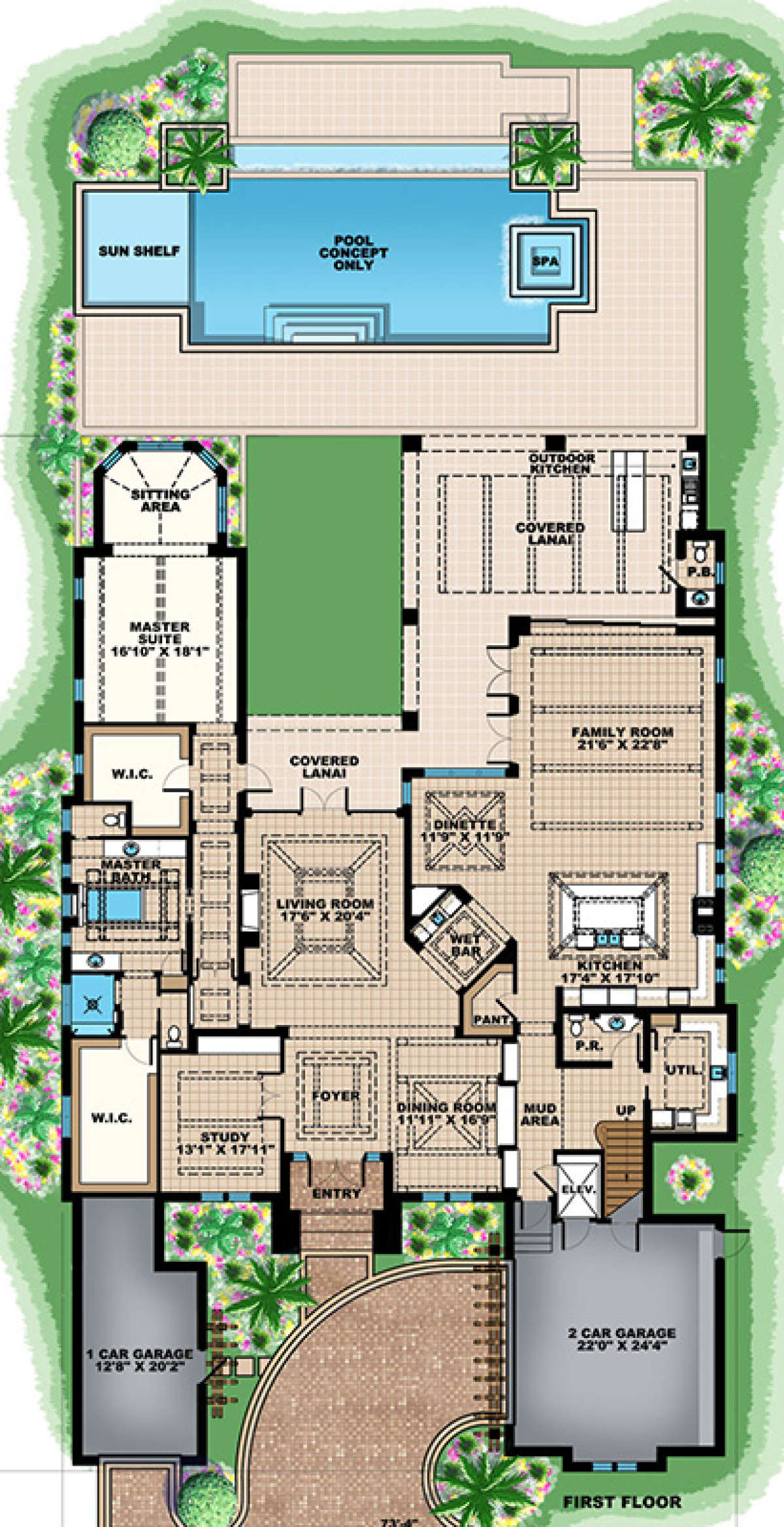 Main Floor Plan for House Plan #1018-00246