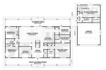 Floorplan 1 for House Plan #3125-00008