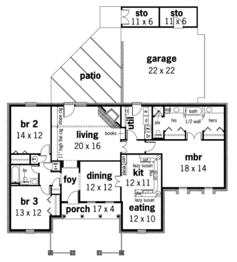 House Plan House Plan #1763 Drawing 1