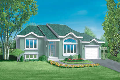 3 Bed, 1 Bath, 1312 Square Foot House Plan - #6146-00188