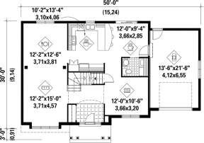 Main Floor Plan for House Plan #6146-00190