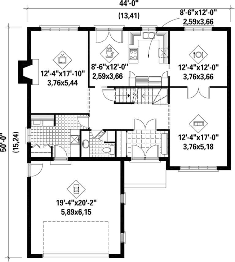 House Plan House Plan #17636 Drawing 1