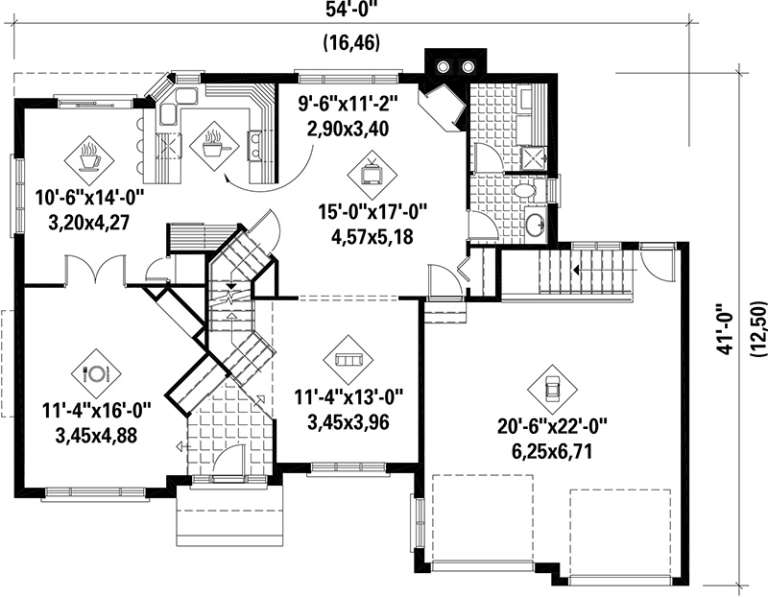 House Plan House Plan #17637 Drawing 1