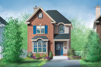 Traditional House Plan #6146-00198 Elevation Photo