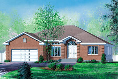 2 Bed, 1 Bath, 1749 Square Foot House Plan - #6146-00201