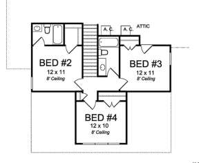 Floorplan 2 for House Plan #4848-00341