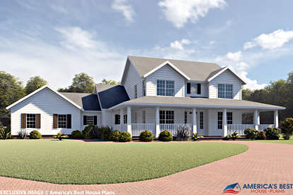 4 Bed, 4 Bath, 2796 Square Foot House Plan - #4848-00342