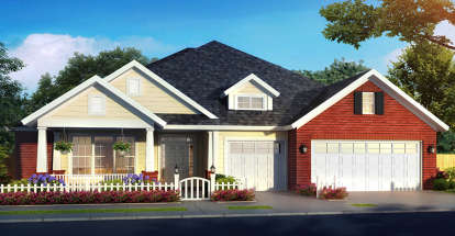 4 Bed, 3 Bath, 2425 Square Foot House Plan - #4848-00345