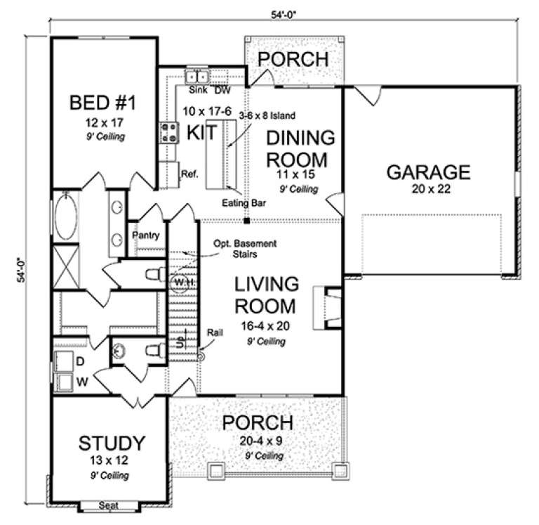 House Plan House Plan #17658 Drawing 1