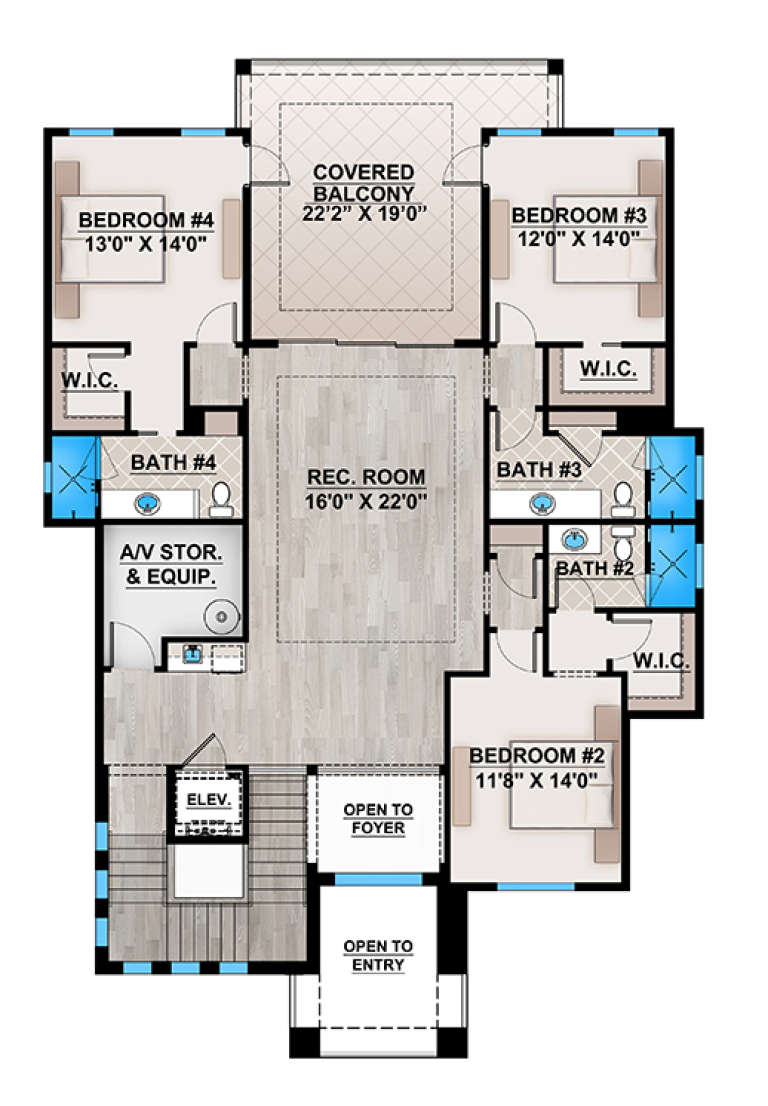 House Plan House Plan #17660 Drawing 2