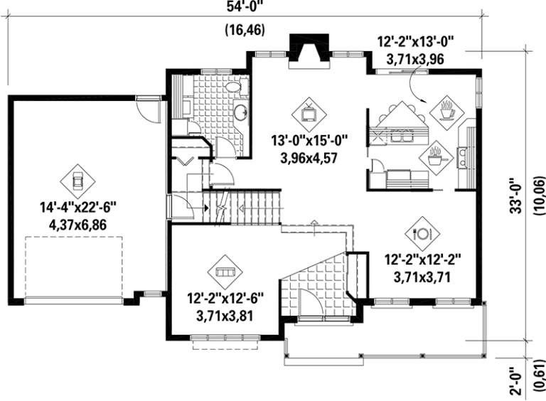 House Plan House Plan #17661 Drawing 1