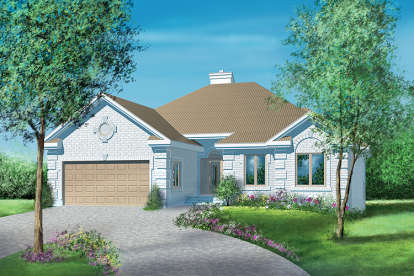 Traditional House Plan #6146-00204 Elevation Photo