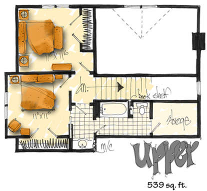 Floorplan 2 for House Plan #1907-00027
