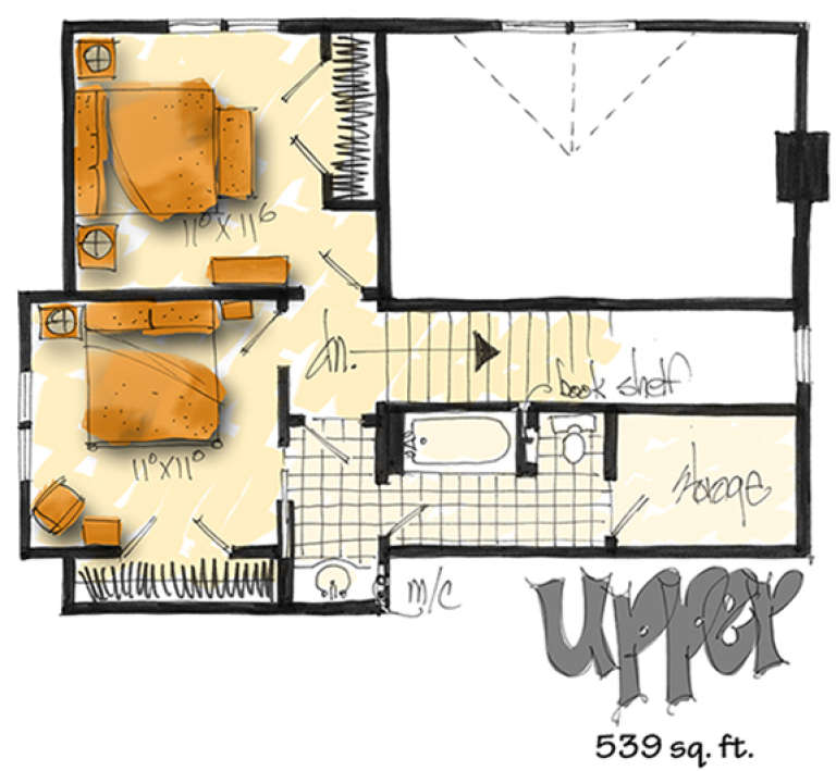House Plan House Plan #17665 Drawing 2