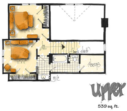 Floorplan 2 for House Plan #1907-00028