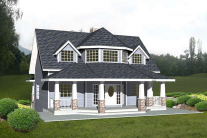 4 Bed, 3 Bath, 2767 Square Foot House Plan - #039-00626