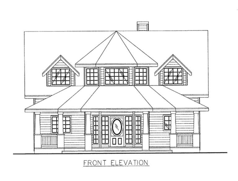 Northwest House Plan #039-00626 Elevation Photo
