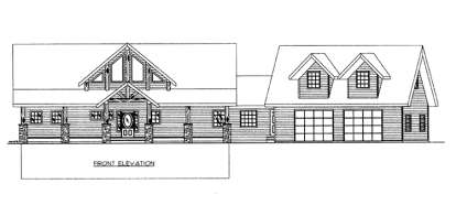 Mountain House Plan #039-00627 Elevation Photo