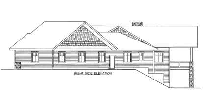 Northwest House Plan #039-00628 Elevation Photo