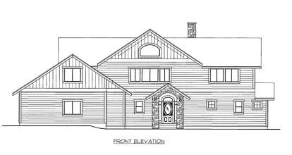Mountain House Plan #039-00629 Elevation Photo