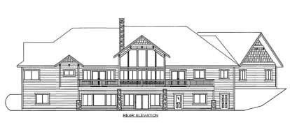 Lake Front House Plan #039-00630 Elevation Photo