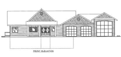 Mountain House Plan #039-00632 Elevation Photo