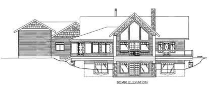 Mountain House Plan #039-00632 Elevation Photo