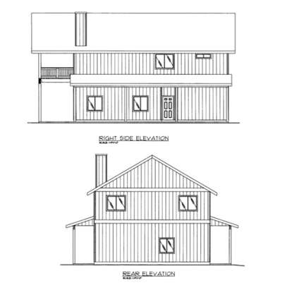 Mountain House Plan #039-00633 Elevation Photo